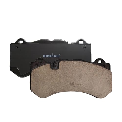 Image of Detroit Axle - Front Ceramic Brake Pads w /Hardware Replacement for 2007 | 2008 2009 Mercedes-Benz CLS63 SL65 AMG
