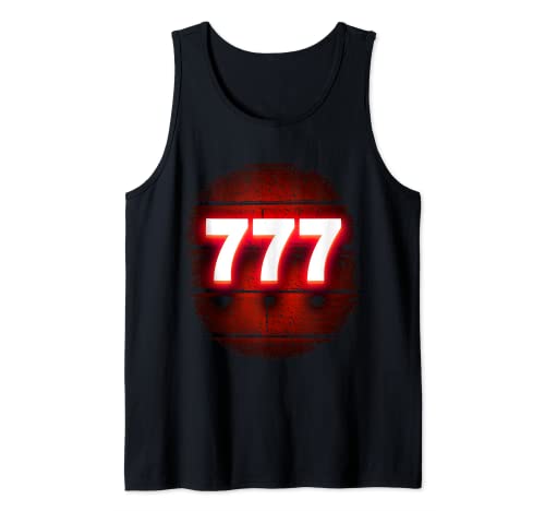 777 Lucky Slot Numbers Jackpot Tank Top