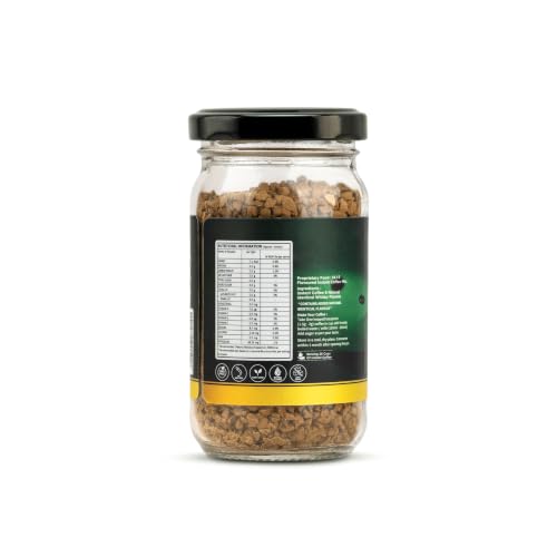 Image of Lazy Bean Irish Whiskey Flavoured Instant Coffee | 100% Arabica Coffee | Medium Roast | Rich Whiskey-Inspired Aroma | Premium Flavoured Coffee Powder | Cafe Style Beverage | No Alcohol | 50g