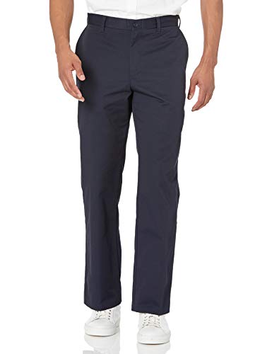Classroom School Uniforms Adult Flat Front 30" Inseam Pant 50364S, 32, Dark Navy #TOP23