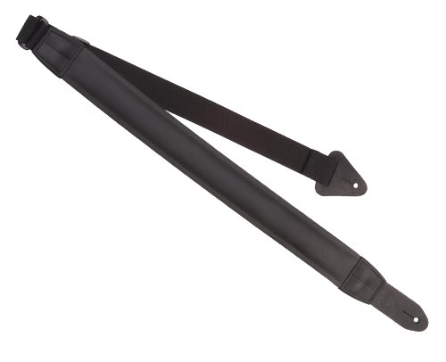 Neotech Slimline, Black Leather, Regular Guitar Strap (8221062) #TOP21