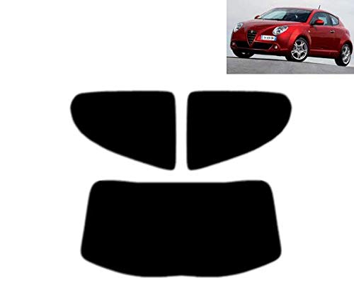 Pellicola Oscurante Pre-tagliata Per Peugeot 106 3 Porte (1992-1996) – Vetri Posteriori E Lunotto, 50% Fumo Chiaro, Kit A1