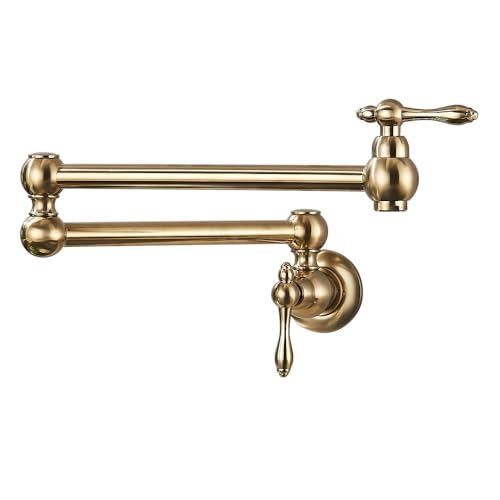Grifo pot filler plegable para no cargar ollas pesadas de agua