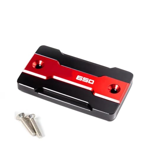 Cubierta de líquido de freno delantero Suzuki SV650 accesorios y protección moto roja