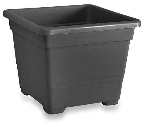 Blim Piazza Vaso Di Fiori, Plastica, White, 38 X 38 X 30 Cm