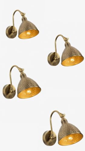 Image of Decorative Chandeiler & Wall Light Hammered Spot Light Vintage Designs and Looks are Very Elegant (Antique, 4)