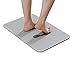 Produktbild LaCyan Diatomit Badematte aus Kieselgur Badteppich Badezimmermatte Duschvorleger Sofort Trockener rutschfeste Grau (23.6x15.7x0.4 inch)