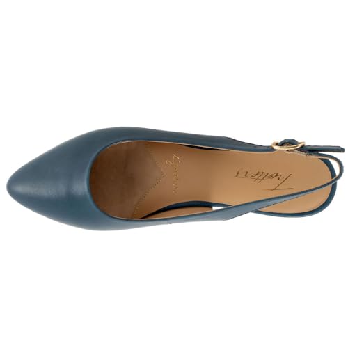 Trotters Women's Ballet Flat, Blue, 82