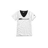 BMW M Motorsport T-Shirt Damen Logo weiß/schwarz Größe M