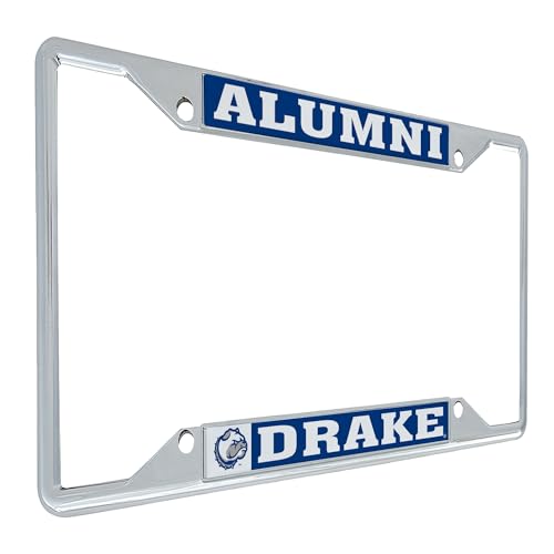 Desert Cactus Drake University Bulldogs NCAA Metal License Plate Frame for Front Back of Car Officially Licensed (Alumni)