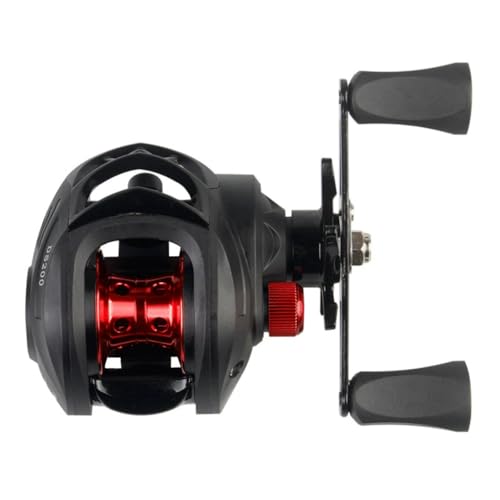Reel de Pesca Lanzamiento Ultra Smooth Baitcasting con 17 1 rodamientos relación Engranaje 7 2 tracción máxima 8kg y frenado magnético para un Control Superior Equipo Potente