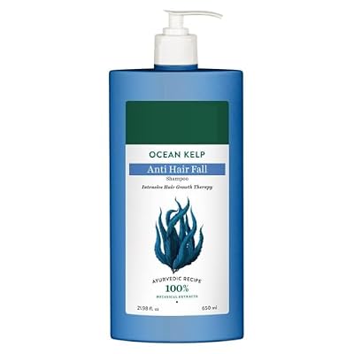 Ocean Kelp Anti Hairfall Shampoo | Intensive Hair Growth Therapy| Anti Hairfall Shampoo that Maintains Shine |100% Botanical Extracts | Suitable for All Hair Types |650ml