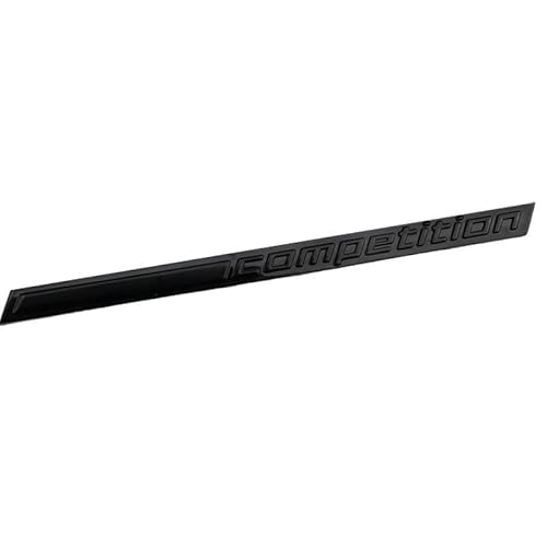 Large Black Competition Bar Underlined Emblem Replaces with Thunder Edition M1 M2 M3 M4 M5 M6 M7 M8 X3M X4M X5M X6M Car Trunk Sticker