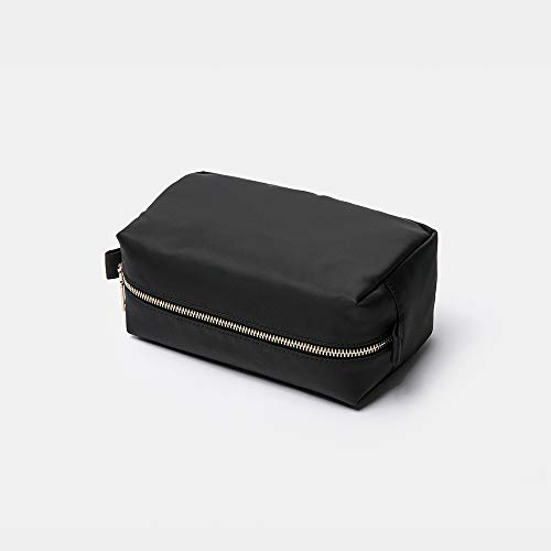 Yonben Women Cosmetic Toiletry Makeup Bag Pouch Travel Organizer Bag (Black-Nylon) #TOP7