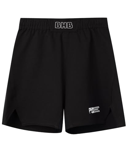 Kids BJJ Shorts MMA Fight Shorts, Youth Athletic Shorts, No-Gi Brazilian Jiu Jitsu, Kick Boxing Shorts for Boys Girls