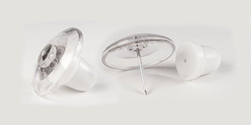 image for PinionPins Replacement Clear Magnetic Duvet Clips, Pack of 8, Comforte