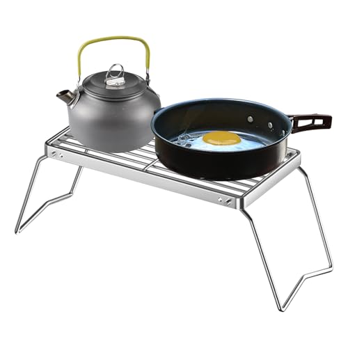 Parrilla Barbacoa, Parrilla Plegable, Portátil para Camping, Barbacoa, Jardín, - Verduras y Carnes
