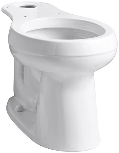 KOHLER 4829-0 Cimarron Comfort Height Round-Front Toilet Bowl with 10" Rough-In, White