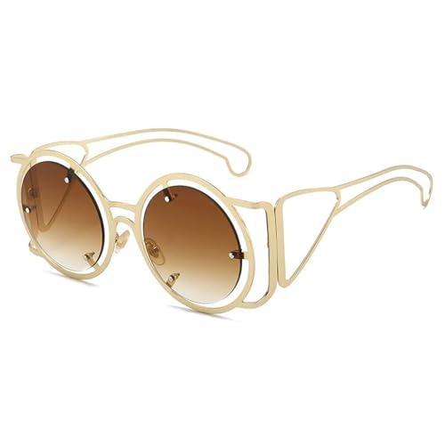Lunettes de soleil steampunk femmes monture métal punk pour sublimer vos festivals et sorties