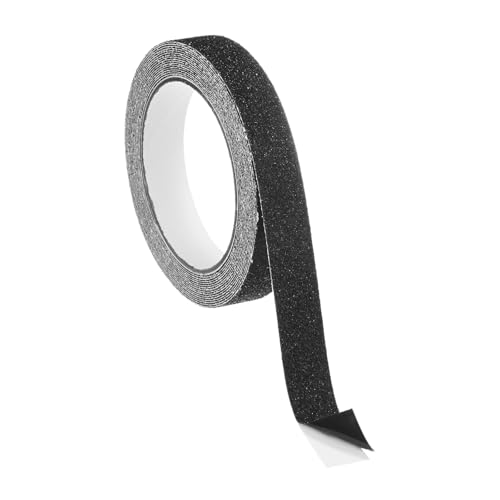 Image of M METERXITY 1-Pack Grip Tape, 0.8Inch x 16.4ft /20mm x 5m Anti Slip Traction Tape for Stair Steps /Indoor /Outdoor, Non Skid Adhesive Stair Tread Tape [Black]