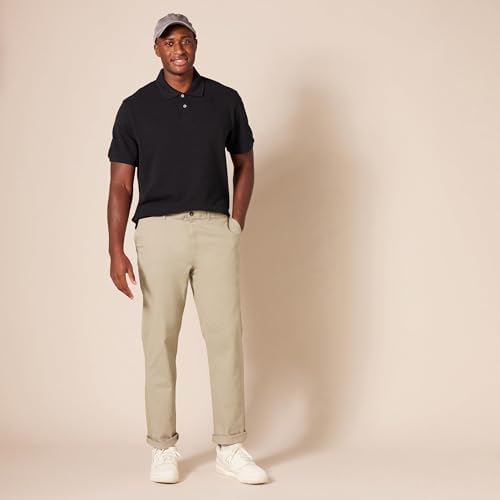 Amazon Essentials Men's Slim-Fit Casual Stretch, Khaki, 34W x 32L — view 7