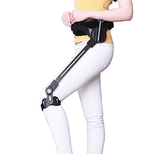 LZYLZF Stroke Hemiplegia Rehabilitation Training Walking Aids, Ergonomic Lightest Weight and Three-Speed Adjustment Stand Up Mobility Aid, for Elderly, Seniors & Handicap(Size:L Code,Color:Left Leg)