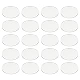 Cabilock Künstlerbedarf Acrylmalerei 30 Stück Runde Acrylscheiben 5cm Durchmesser 2mm Dicke Transparente Acrylkreisrohlinge für Bastelprojekte