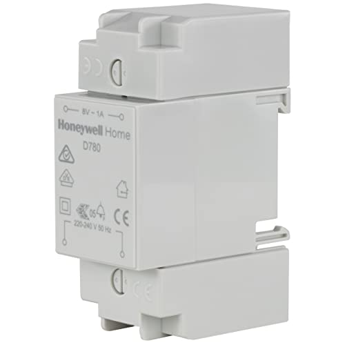 REV Klingeltrafo, Klingeltransformator, Ausgangsspanng. 8V AC, H67mm, 2TE, grau