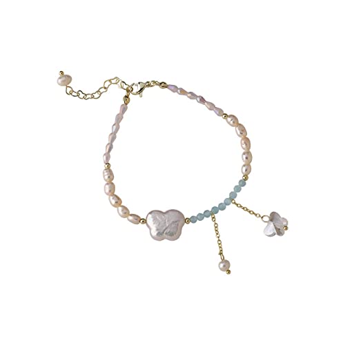 Bracelet perles d'eau douce et papillon pour sublimer vos tenues d'été