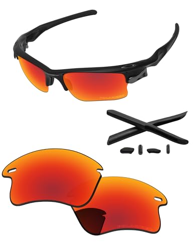 Image of Replacement Lenses & Rubber Kits for Oakley Fast Jacket XL OO9156 71mm - Precision Fit, UV Block, Impact Resistant