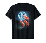 Funny Prawn Shirt - Shrimp Shirt - Howling at The Moon T-Shirt