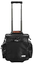 Fits:- 60 LP's or 1 CD Wallet 128 + 1 CD Wallet 280 or 1 CD Wallet + CD Player of MIDI controller. Trolley fits up to 13" laptop. Retractable handle with 3 stage internal trolley system. Large front pocket + 2 side pocket for Accessories and smaller ...