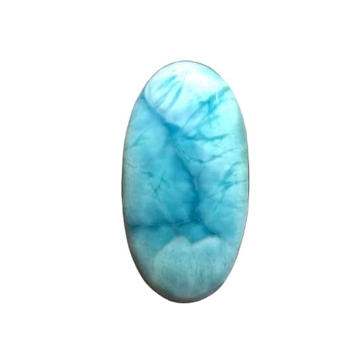 Larimar naturel en cabochon pour bague collier et fabrication de bijoux