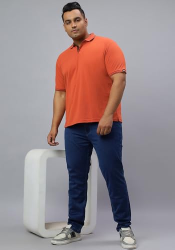 Image of Wear Your Opinion Men's Plus Size Tipped Polo Collar Neck Tshirt