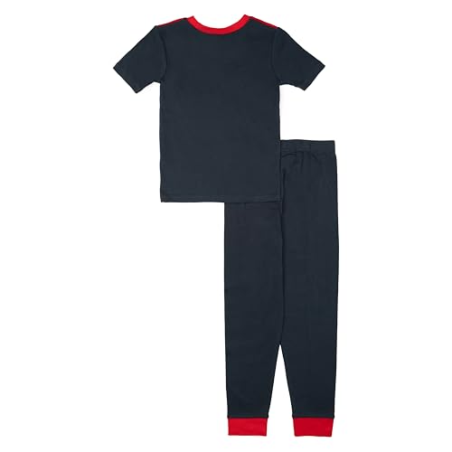 Image of Marvel Boys' 2-piece Snug-fit Cotton Matching Holiday Pajama Set, Soft & Cute for Kids