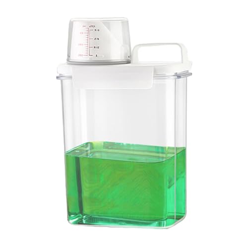 Consejos para Comprar Lavasecadoras Fdit al mejor precio. 44 Genérico Dispensador De Detergente con Taza Medidora, Lavanderia Organizador, Recipientes para Almacenar Arroz, Contenedor De Detergente Multiusos, Dispensador De Polvo De...