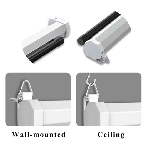 Pantalla Manual Proyector 60'' HD 16:9 con Bloqueo Automático miniatura 5