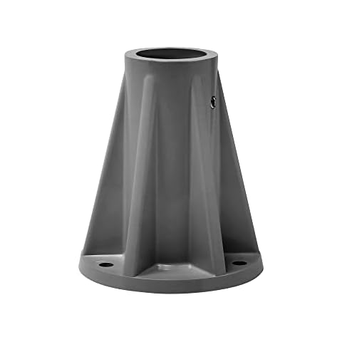 SAFTRON Two 6" Mounting Bases (Graphite Gray) Cover