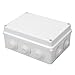 Junction Box Extra Durable Plastic Enclosure Highly Robust Electrical Weatherproof IP65 Measures 150x110x70mm Perfect Showerproof Electrical Boxes from
