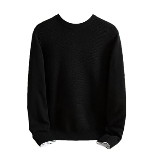 Pull en cachemire d'hiver pour hommes l'élégance d'un tricot col rond chaud