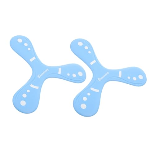 BESPORTBLE 2pcs Boomerang Boys and Girls Sports Toys Thickened Soft Flying Toy for Outdoor Activities Traditional Recreation