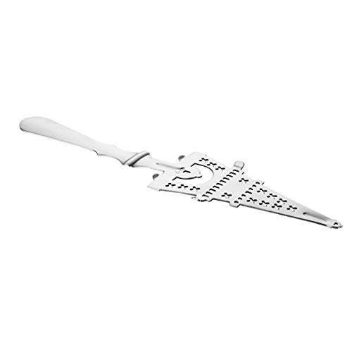 Hemoton Absinthe Spoon Stainless Steel Tower Vintage Gothic Absinthe Fountain Spoon Dripper Cube Sugar Colander for Restaurant Home (Silver) - Thumbnail 3