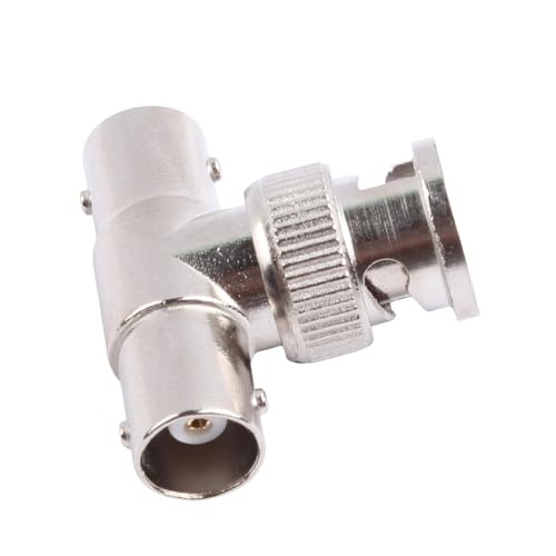 Adaptador divisor BNC macho a doble hembra coaxial, pack 6 miniatura 4