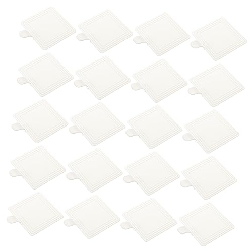 FUNOMOCYA 100 Pcs Multipurpose Cake Display Bases Mousse Trays for Elegant Dessert Storage Design for Parties and Special Occasions for Cupcake and Dessert Shops