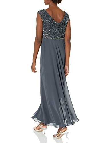 Image of J Kara Women's Beaded Empire Waist Gown