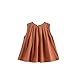 Girls' Summer Suit New Casual Children's Fashion Sleeveless Vest loose Pants Baby Girls Summer Two-piece Set (US, Alpha, XX-Large, Regular, orange)