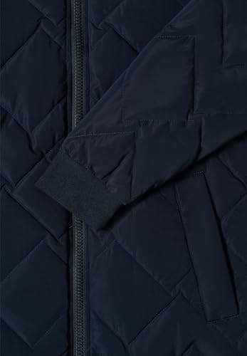 Blouson long matelassé pour femme de mi-saison confortable