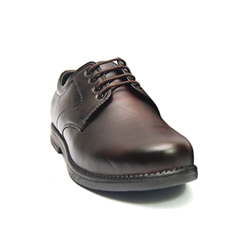 Image of Formal Shoes for Men with TPR Rubber Sole Office /Outdore Genuine Leather Derby Shoes
