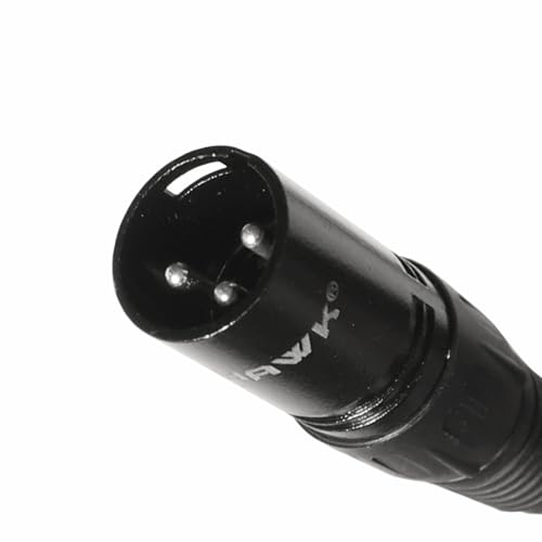 Image of Hawk HSX4LU05 XLR Snake Cable (4 Channels) 5 M Patch Studio, Stage, Live Sound Recording Multicore Cords | Pro Audio Shielded Female to Male Microphone Cables