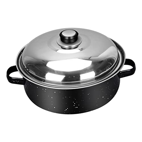 Unomor Multi Function Covered Roasting Pan Baking Dish with Double Handles for Easy Handling for Roasting Sweet Potatoes Corn and More